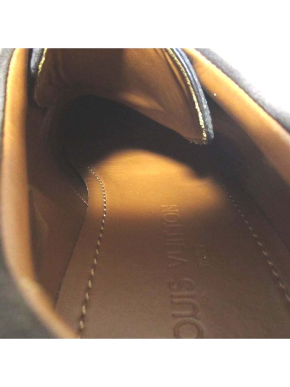 Louis Vuitton Suede Derby Shoes Dress Size 6 25 cm - Picture 8 of 10